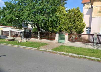 Oprava podezdívky a plotu